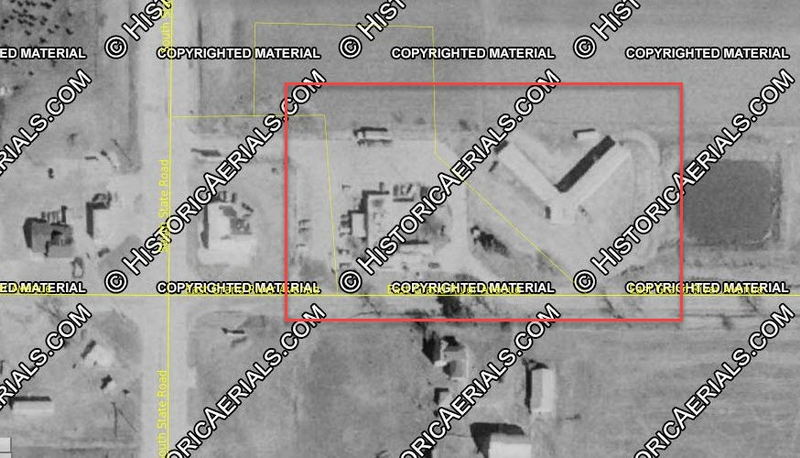 Scale House Restaurant and Motel (Stagecoach Inn) - 1974 Aerial